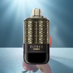 ELF BAR COMBO 25000 Пуфове Едноразово Вейп Ябълка & Сочен Праскова, 700mAh, Type-C