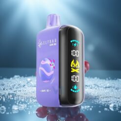 ELF BAR RAYA D3 25000 Въздуха Диспозейбъл Вейп Грейп Айс, 23мл, 5% никотин
