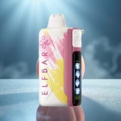 Elf Bar Ice King 40000 Пуфове Едноразов Вейп Праскова+, 20ml, 5% Никотин, LCD