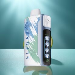Elf Bar Ice King 40000 Въздушни Затяжки, 20ml e-течност, 5% никотин, LCD дисплей, Miami Мента