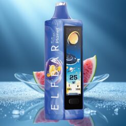 Elf Bar Planet 25000 Пуфове Disposable Vape Син Леден Малина, 5%, 18ml, 800mAh