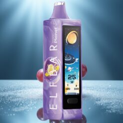Elf Bar Planet 25000 Puffs Disposable Vape Грозде, 5%, 18ml, 800mAh