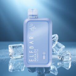 Elf Bar Raya D1 13000 Пуфове Disposable Vape Боровинков Лед 18ml 650mAh 50mg
