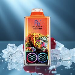 Fumot Leopard 40K Puffs Еднократна вейп Черешов Лед – 5% Никотин, 700mAh, Dual Mesh