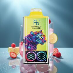 Fumot Leopard 40K Puffs Еднократна вейп Розов лимонад, 5% Никотин, 700mAh, Type-C