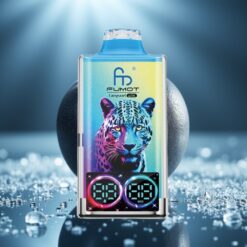 Fumot Leopard 40K Puffs Еднократна вейп Черен Дракон Лед 700mAh, Dual Mesh