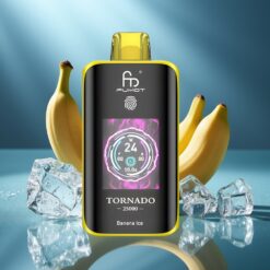 Fumot Tornado 25000 Puffs Диспосабилна Вейп Бананов Лед – 20ml, 700mAh, Type-C