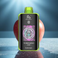 Fumot Tornado 25000 Puffs Двойна Ябълка с HD екран, 20ml e-течност, 700mAh батерия