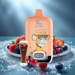 Fumot Tornado Digital Box 12000 Puffs - 20ml, 550mAh, Смесени горски плодове