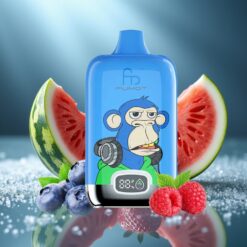 Fumot Tornado Digital Box 12000 Puffs - Ягода Диня, 20ml, 550mAh, Type-C