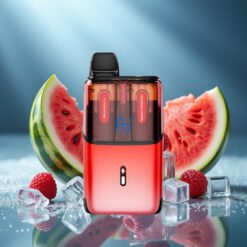 Fumot Ultra T32000 Еднократна вейп Диня Лед и Малина-Диня, 32000 пуфове, 24ml, 800mAh