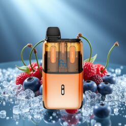 Fumot Ultra T32000 Диспозъбъл Вейп Боровинка Череша Кранбъри - Череша Лед, 32000 пуфове, 800mAh, Type-C