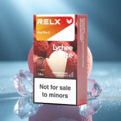 RELX Pod Pro 2 - 0% Никотин, Личи Айс, 600 пуфта, 3 режима на мощност