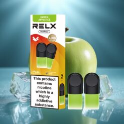 RELX Pod Pro 2 - 1.8% никотин, 600 пуфта, 1.9ml, Зелен ябълков лед