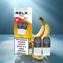 RELX Pod Pro 2 - Десерт: Замръзен банан, 1.8% никотин, 600 пуфта, 3 режима