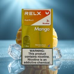 RELX Pod Pro 2 Манго Лед, 3% никотин, 1.9мл, 600 пуфове, 3 режима