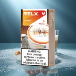 RELX Pod Pro 2 Вейп Устройство с 3% Никотин, Лешников Лате, 600 пуфове, 1.9мл
