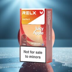 RELX Pod Pro 2 без никотин, 600 пуфта, 1.9ml, Сочна ябълка, 3 режима