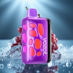 VOZOL RAVE 40000 Еднократна вейп Грейп Айс – 1000mAh, 20/50mg/ml, 80% за 20 мин
