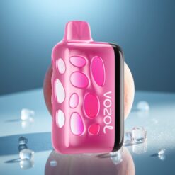 VOZOL RAVE 40000 Еднократна вейп Праскова Лед – 1000mAh, 20/50mg/ml, 80% за 20 мин