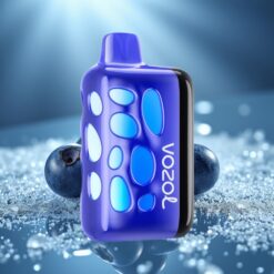 VOZOL RAVE 40000 Еднократна вейп Синьо Боровинков Лед – 1000mAh, 20/50mg/ml, парти режим