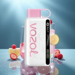 VOZOL STAR 9000/12000 Еднократна вейп Розов лимонада, 650mAh, 9000/1200 пуфове, S.i.L.C TECH