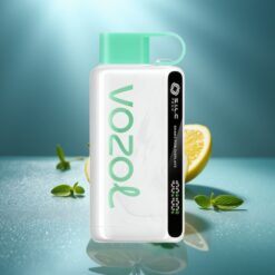 VOZOL STAR 9000/12000 Еднократна вейп Лимонова мента, 650mAh, до 9000/1200 пуфове, S.i.L.C TECH