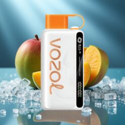 VOZOL STAR 9000/12000 Еднократна вейп Мексикански Манго Лед – 650mAh, S.i.L.C TECH, 9000/1200 пуфове